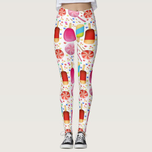 LEGGING CAIXA DE CHUMBO DE PADRÃO DOCE