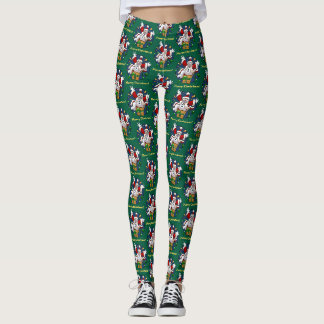 Legging Caixa de Presente Homem de Neve Feliz Natal! Surpr