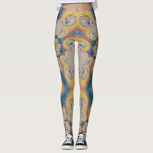 Legging Calça de Yoga Alienígena (Frente)