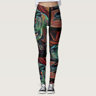 Legging calças de Dino