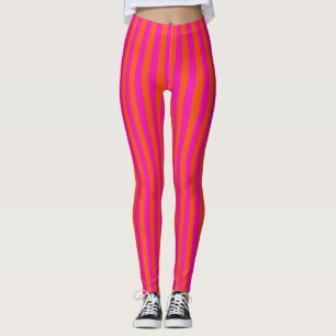 Legging Calças de exercício para mulheres, cor-de-laranja