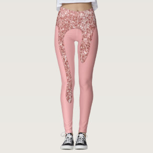 Legging Calças de Íoga Cinzenta Rosa Padrões de Grelha