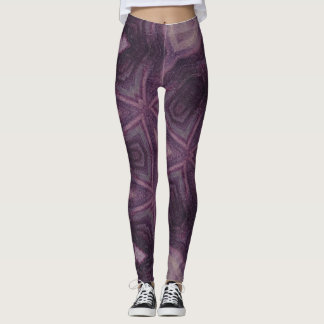 Legging Calças de ioga com pernas roxas