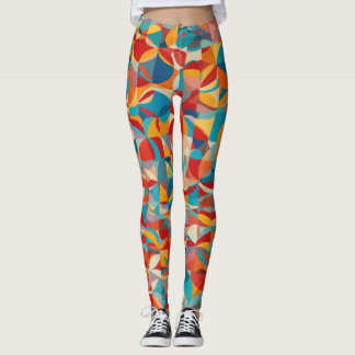 Legging Calças de Yoga Coloridas para Movimento Mindful"