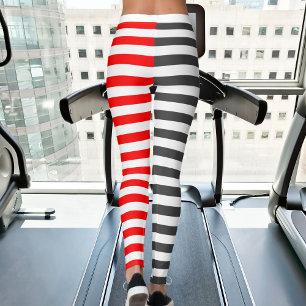 Legging Calças de Yoga Femininas Esportivas Listras Cinza