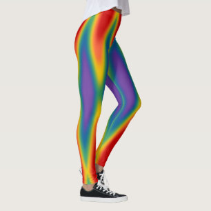 Legging Calças elásticos do amor do arco-íris das