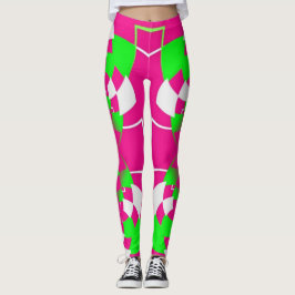 Legging calças felizes do estilo do anos 80