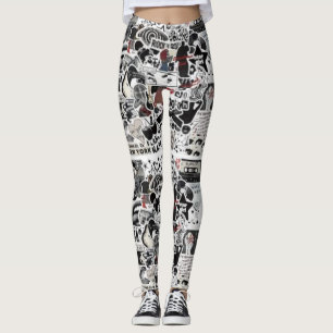 Legging Calças Justas de Cintura Alta – Elásticas, Confort