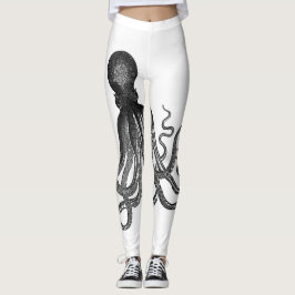 Legging Calças Octopussy, pernas com polvo