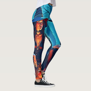 Legging Caldeirão Encantado de Bruxas Místicas