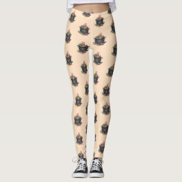 Legging Caldeirão para Doce ou Travessura