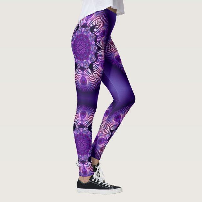 Legging Caleidoscópio Fractal - Apofílise Flor I (Direita)