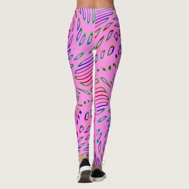 Legging Caleidoscópio Rosa (Verso)