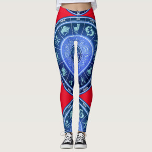 Legging Calendário de Astrologia de Sinal Sun Zodiac Thun