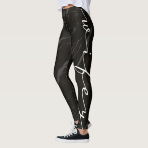 Legging Caligrafia de Mágico Negro