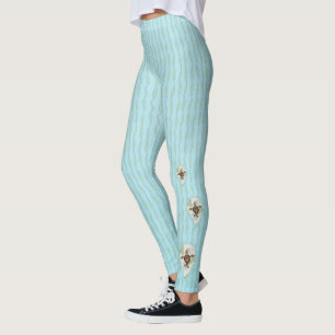 Legging Callie as caneleiras da tartaruga de mar