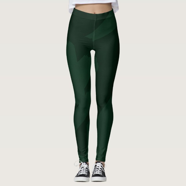 Legging Camaleão bonito verde (Frente)
