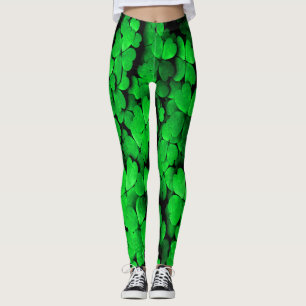 Legging Camarões e Corações Pernas do Dia de São Patrício