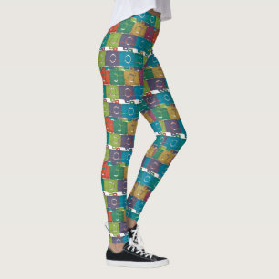 Legging Câmeras com várias cores