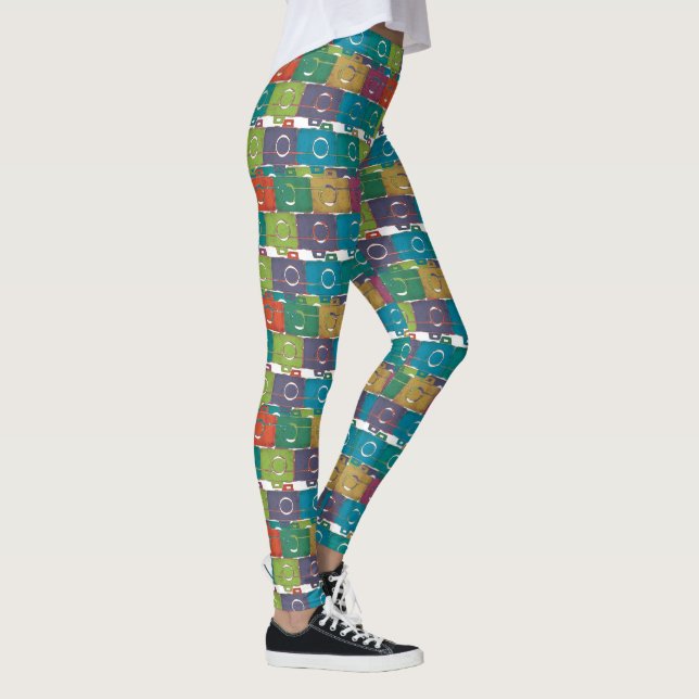 Legging Câmeras com várias cores (Direita)