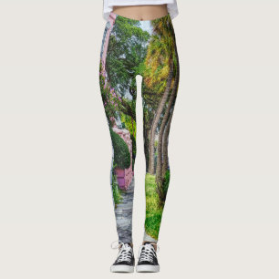 Legging Caminhe ao longo da linha do arco-íris