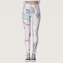 Caminho Para A Eternidade - Leggings. MaryQueen Or