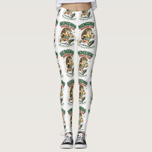 Legging Camisa do Mascote Fofo do Clube de Corrida de Ouri