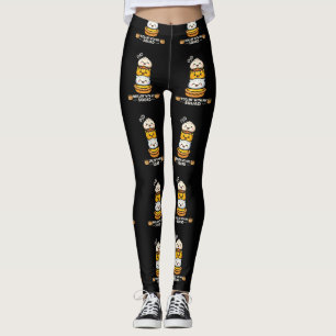 Legging Camiseta Divertida de Amante de Comida - Esquadrão
