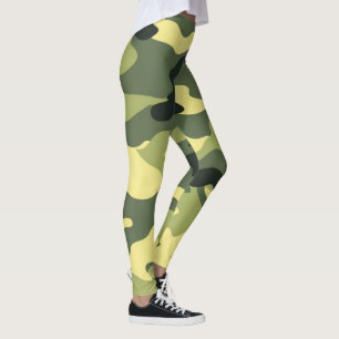 Legging Camo Camping Hunting Green Camouflage