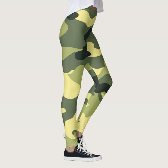 Legging Camo Camping Hunting Green Camouflage (Direita)