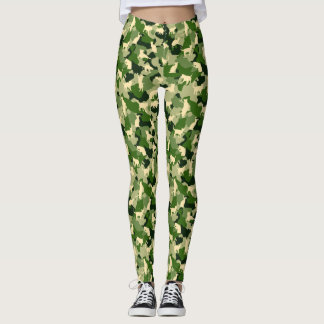 Legging Camo Cats Verde