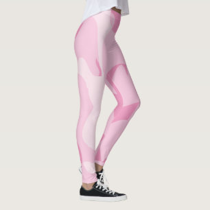 Legging Camo cor-de-rosa