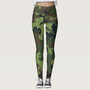 Legging Camo Militar do Exército de Camuflagem