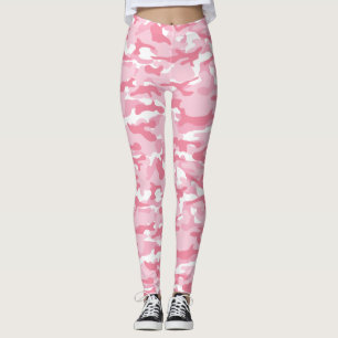 Legging Camo rosa claro