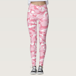 Legging Camo rosa claro