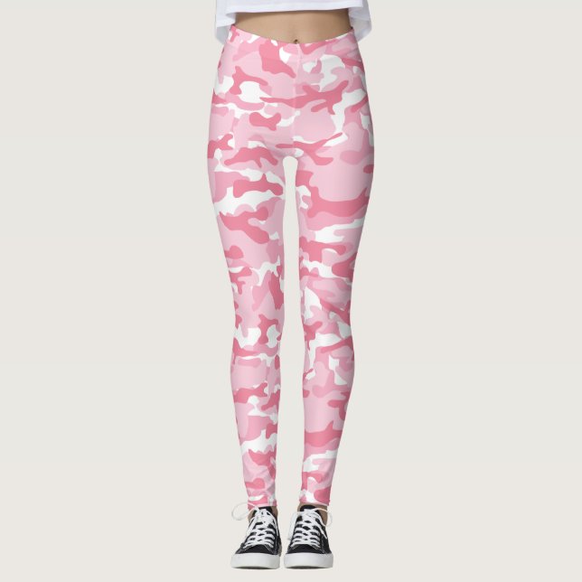Legging Camo rosa claro (Frente)