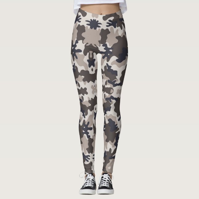 Legging Camouflage Army - Power yoga Ir (Frente)