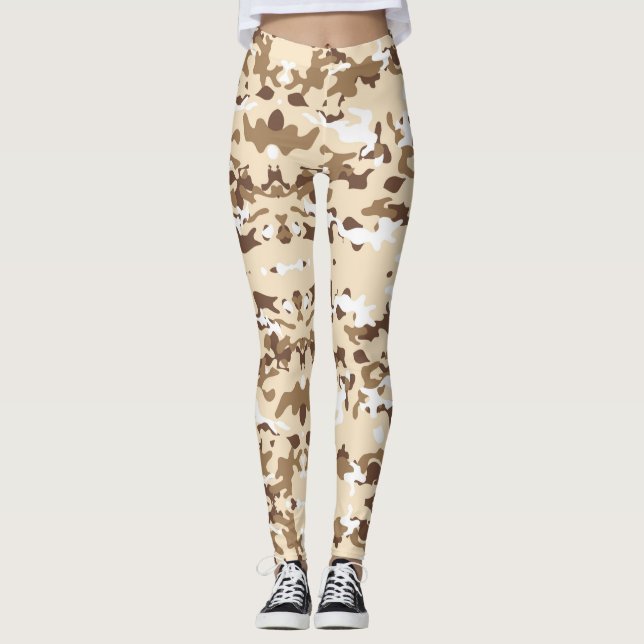 Legging Camouflage Desert Army - Power yoga Ir (Frente)