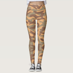Legging Camouflage Desert Army - Power yoga Ir