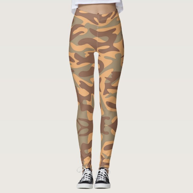 Legging Camouflage Desert Army - Power yoga Ir (Frente)