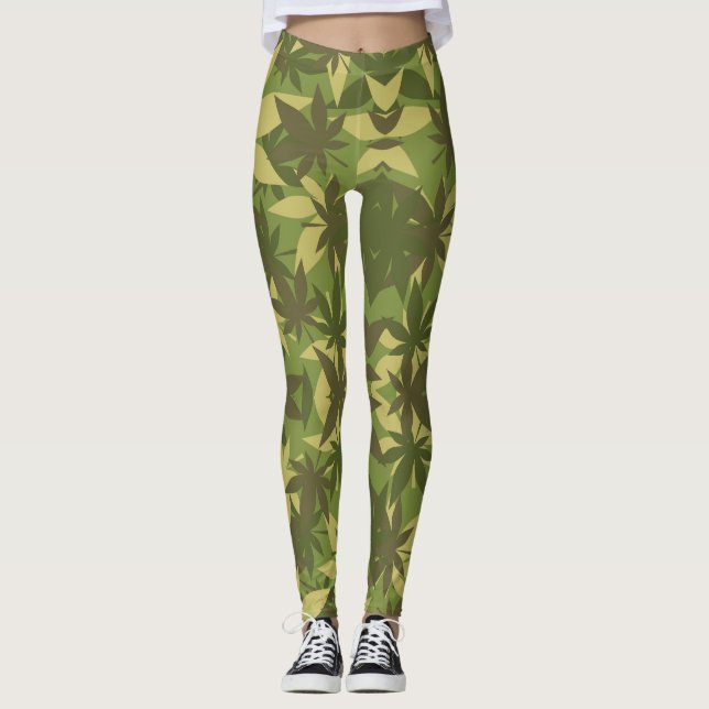 Legging Camouflage Jah Army - Power yoga Ir (Frente)