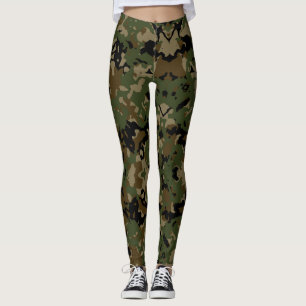 Legging Camouflage Jah Army - Power yoga Ir