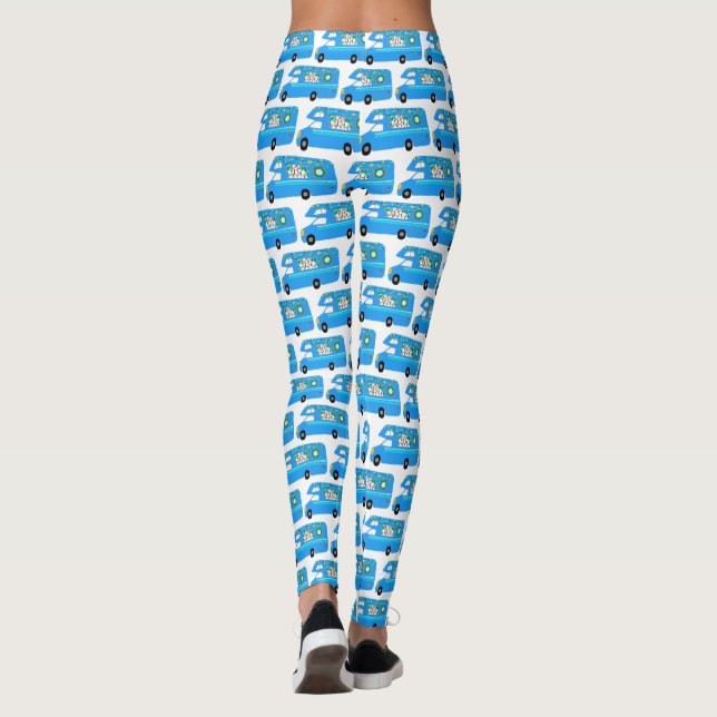Legging Campanha de Natal Bonita Vintage Motohome RV Xmas (Verso)