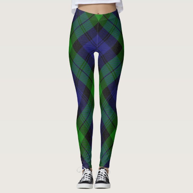 Legging Campbell Clan Tartan Xadrez Black Watch (Frente)