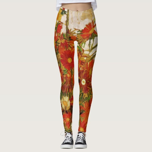 Legging Campo das flores por Egon Schiele (Frente)