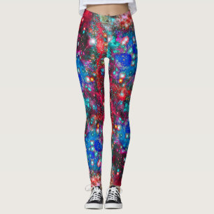 Legging Campo de estrela de Splendorous por todo o lado em