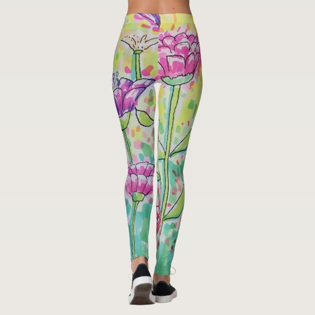 Legging Campo de Flores (Verso)