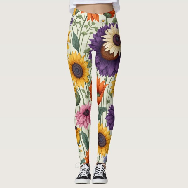 Legging Campo de flores (Frente)
