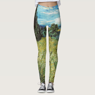 Legging Campo de trigo verde Vincent van Gogh