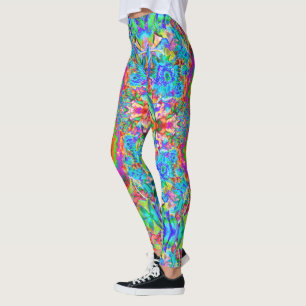Legging campos de girassol para sempre - azul